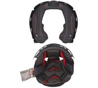 LS2 FF807, doublure/coussinets des joues XL Noir/Rouge Noir/Rouge