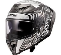 LS2 FF807 Dragon Enthum, casque intégral XXS Noir/Blanc/Gris Noir/Blanc/Gris