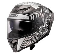LS2 FF807 DRAGON ENTHUM - M - FF807 DRAGON ENTHUM - ARGENT