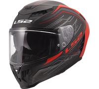 LS2 FF807 Dragon Subic Casque, rouge, taille XL pour homme