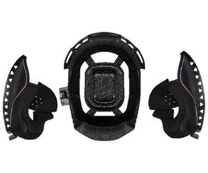 LS2 FF808, doublure/coussinets des joues XXL Noir Noir