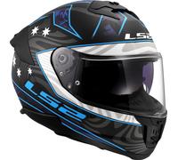 LS2 FF808 Stream II Galdam, casque intégral 3XL Noir/Blanc/Bleu Noir/Blanc/Bleu