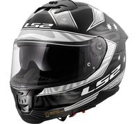 LS2 FF808 Stream II Galdam Casque, noir-blanc, taille 3XL pour homme