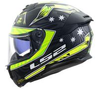 LS2 FF808 STREAM II GALDAM Integralhelm matt schwarz-fluo gelb XXL