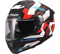 LS2 Casque intégral FF808 Stream II Mika blanc/rouge/bleu 3XL homme