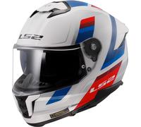 LS2 Helmets Casque intégral FF808 Stream II Vintage Blanc/Bleu/Rouge XS