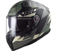 LS2 FF811 Vector II Absolute Casque, Noir/titane, Taille XXS (51/52)