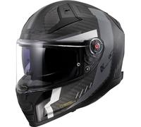 LS2 FF811 Vector II Carbon Grid, casque intégral XL Mat Noir/Gris Mat Noir/Gris
