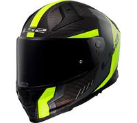 LS2 FF811 Vector II Carbon Grid, casque intégral XL Mat Noir/Jaune Néon Mat Noir/Jaune Néon