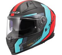 LS2 Helmets Casque intégral FF811 Vector II Carbon Grid Noir 4XL