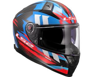 LS2 FF811 Vector II Carbon Tantic, casque intégral XL Noir/Bleu/Rouge Noir/Bleu/Rouge