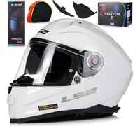 LS2 FF811 VECTOR II Casque moto blanc XS - Sécurité et style