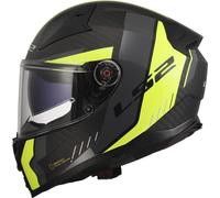 LS2 FF811 VECTOR II GRID Integralhelm matt schwarz-fluo gelb XXL