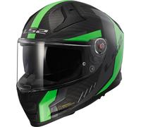 LS2 FF811 VECTOR II GRID Integralhelm matt schwarz-fluo grün 4XL