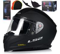 LS2 FF811 Vector II Solid Casque, noir, taille 4XL 67 68 pour homme