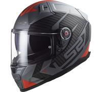 Casque Intégral LS2 FF811 Vector II Splitter Mat Titane/RougeXL Mat Titane,Rouge