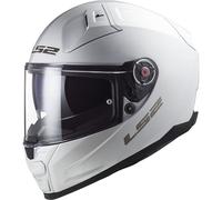 LS2 Vector II Solid Casque, blanc, taille XS