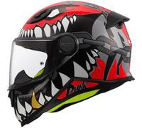 LS2 Casque moto FF812 Kid Punk Grey / Red L