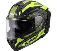 LS2 FF817 Challenger II Dravix, casque intégral XXL Mat Noir/Gris/Jaune Néon Mat Noir/Gris/Jaune Néon
