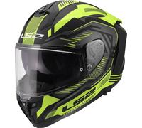 LS2 Casque intégral FF817 Challenger II Dravix mat noir/gris/jaune néon XL