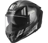 LS2 Helmets Casque moto intégral FF817 Challenger II Nitro Noir/Gris Taille XL Homme