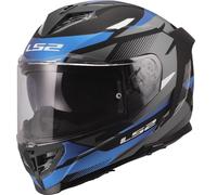 LS2 FF818 Storm III Komai Casque, noir-bleu, taille XS pour homme