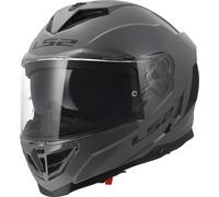 LS2 Helmets Casque intégral FF818 Storm III Solid Gris Taille XL