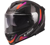 LS2 Helmets Casque intégral FF818 Storm III Sporty Gris/Violet Taille XL Homme