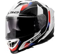 LS2 FF818 Storm III Sporty, casque intégral XXL Blanc/Noir/Bleu/Rouge Blanc/Noir/Bleu/Rouge