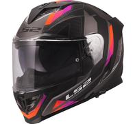 LS2 FF818 STORM III SPORTY Integralhelm matt grau-violett 3XL