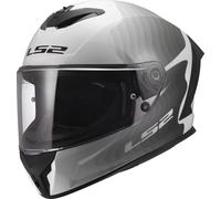 LS2 FF820 Rapid III Flow Casque, gris-blanc, taille 3XL pour homme