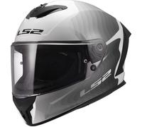 LS2 Helmets Casque intégral FF820 Rapid III Flow Blanc/Gris 2XL