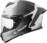 LS2 FF820 RAPID III FLOW Integralhelm weiss-grau XS
