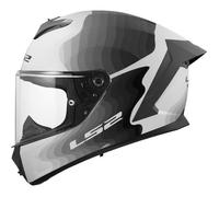 LS2 Helmets Casque intégral FF820 Rapid III Flow Blanc/Gris Taille L