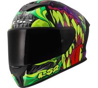 LS2 FF820 Rapid III Lycant Casque, vert-pourpre, taille 3XL pour homme
