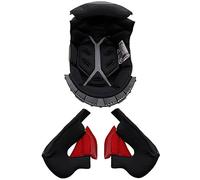 LS2 FF900 07/2021-, doublure/coussinets de joue L Noir/Rouge Noir/Rouge
