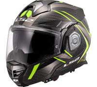 LS2 FF901 ADVANT X CARBON FUTURE II Klapphelm schwarz-fluo gelb 3XL