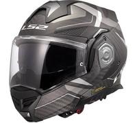 LS2 Casque moto modulable Advant X Carbon Horizon – Carbone gris-argent mat Taille M