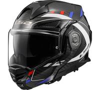 LS2 FF901 Advant X Future Carbon Casque, noir-blanc-bleu, taille XS pour homme