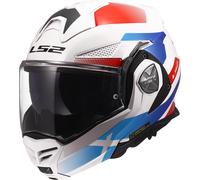 LS2 FF901 Advant X Nova Casque, Blanc/Bleu/Rouge, Taille XXXL (65/66)
