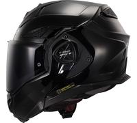 LS2 FF901 Advant X Solid, casque modulaire M Noir Noir