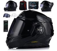 LS2 FF901 Advant X Solid casque pliable, noir, M (57/58)