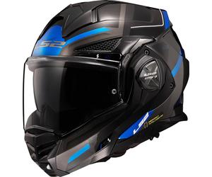 LS2 FF901 Advant X Spectrum Casque, noir/gris/bleu, Taille M (57/58)