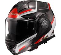 LS2 FF901 ADVANT X SPECTRUM Klapphelm schwarz-weiss-rot XL