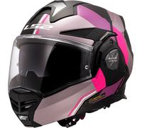 LS2 FF901 Advant X Ultra, casque modulaire S Mat Noir/Gris/Fuchsia/Mauve Mat Noir/Gris/Fuchsia/Mauve