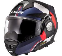 LS2 FF901 Advant X Ultra, casque modulaire XS Mat Noir/Bleu/Blanc/Rouge Mat Noir/Bleu/Blanc/Rouge