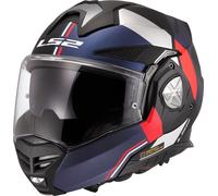 LS2, Casque Moto Modulable ADVANT X Ultra Matt Blue Red, M