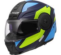 LS2 FF902 Scope II Duria Casque, bleu-jaune, taille M pour homme