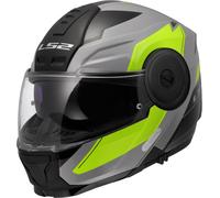 LS2 FF902 Scope II Duria Casque, gris-jaune, taille 3XL pour homme