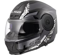 Ls2 Ff902 Scope Ii Oxyd Modular Helmet Argenté S